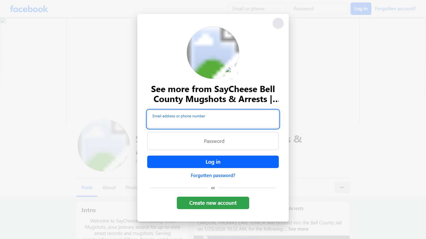 SayCheese Bell County Mugshots & Arrests Belton TX Facebook